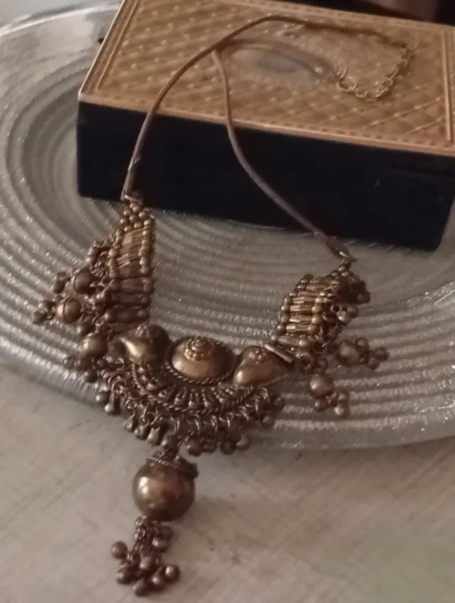 Collana in rame vintage stile indiano