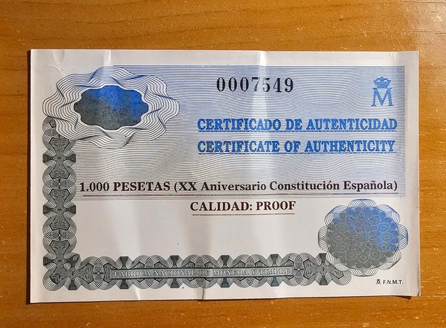 Pieza de Colección Exclusiva: Moneda de 1.000 Ptas