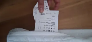 Protector cuna IKEA Len blanco