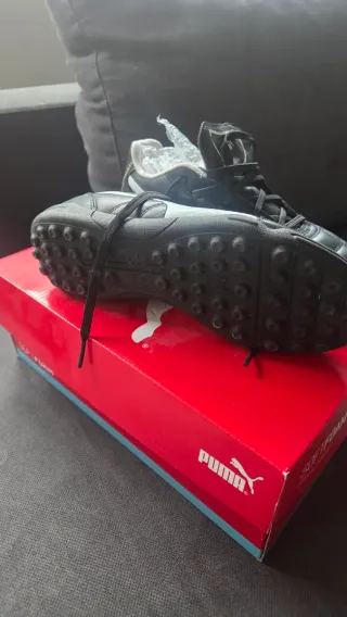 Zapatillas Puma Futbol Multitacos Negras