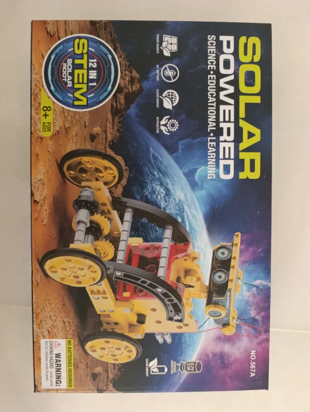 Robot Solar STEM 12 en 1 Construcción Niños