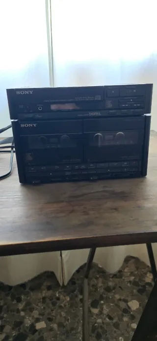 Equipo de música Sony negro