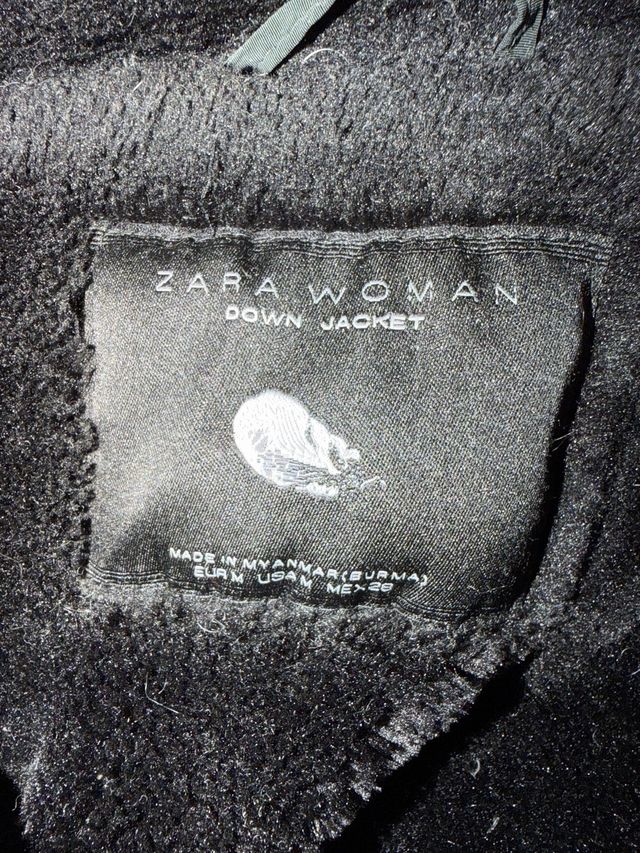 Chaqueta Zara Negra Mujer Talla M