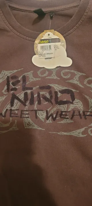 Camiseta El Niño Manga Larga Marrón