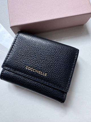 Portafoglio Coccinelle in pelle nero