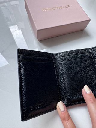 Portafoglio Coccinelle in pelle nero