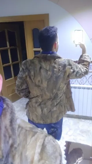 Chaqueta de piel de animal