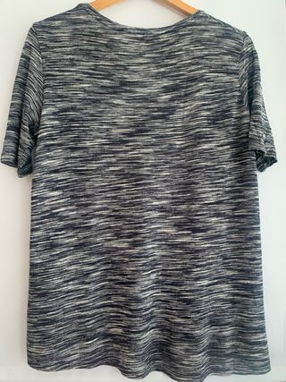 Camiseta manga corta jaspeada