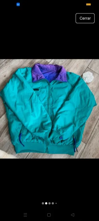 Abrigo Columbia reversible vintage