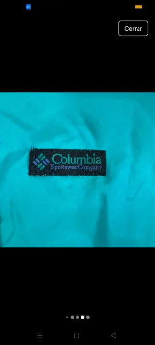 Abrigo Columbia reversible vintage