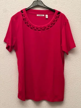 Blusa Punt Roma Roja Talla M