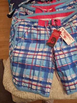 Bañador O'Neill cuadros azul