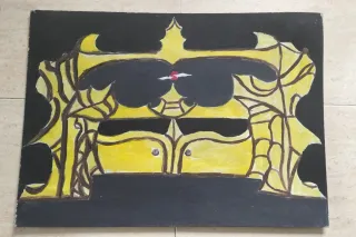 Pintura abstracta antigua