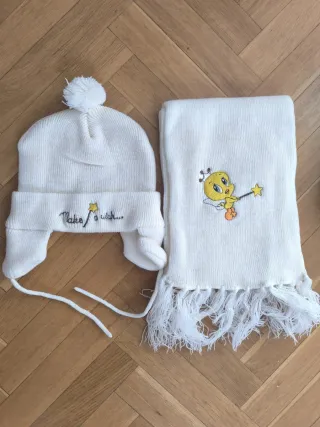 Set cappellino e sciarpa per bambini
