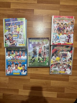 5 Álbumes cromos fútbol LIGA BBVA