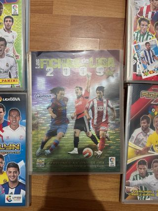 5 Álbumes cromos fútbol LIGA BBVA