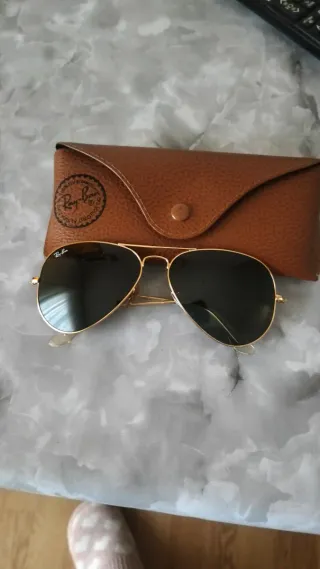 Gafas de Sol Ray-Ban Aviator Dorado Negro