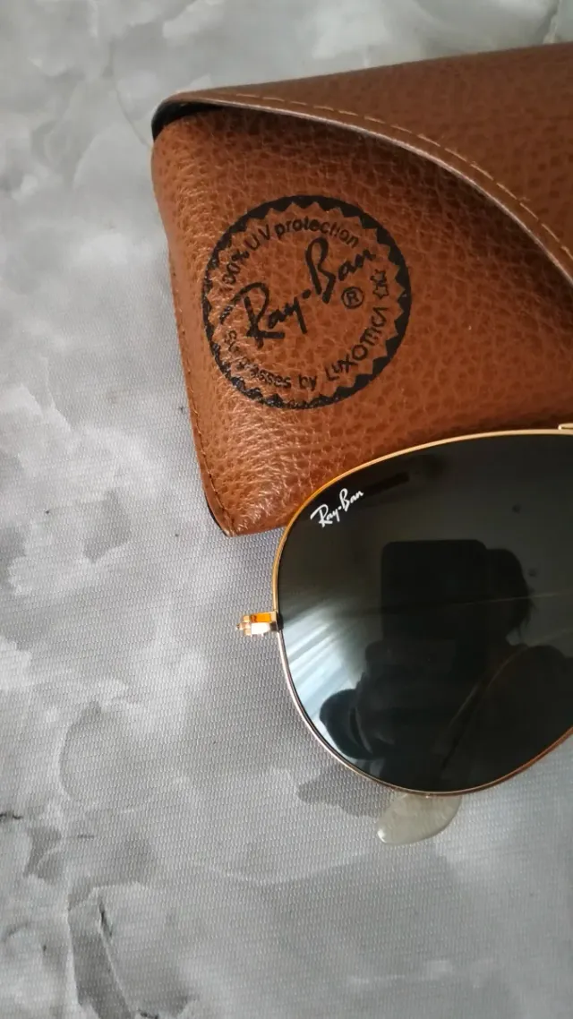 Gafas de Sol Ray-Ban Aviator Dorado Negro