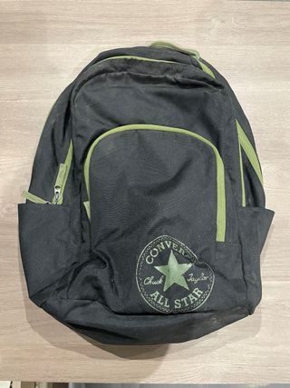 Mochila Converse Negra y Verde