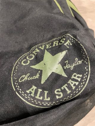 Mochila Converse Negra y Verde