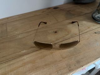 Gafas Ray-Ban Cuadradas Doradas Marrones