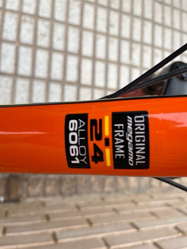 Bicicleta Infantil Megamo 24 Naranja