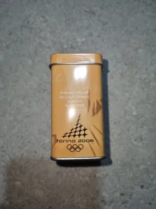 Barattolo Latta Torino 2006 Sciatore