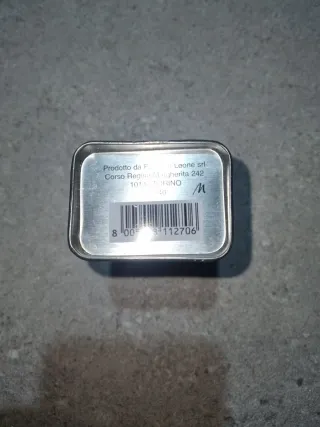 Barattolo Latta Torino 2006 Sciatore