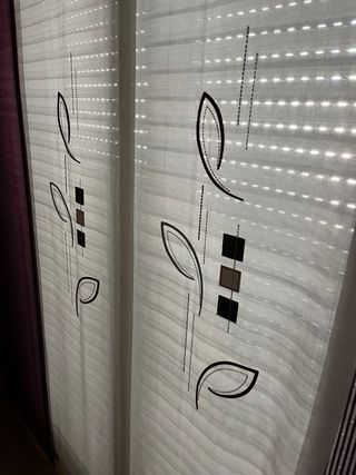 Pannello giapponese a 4 ante con binario