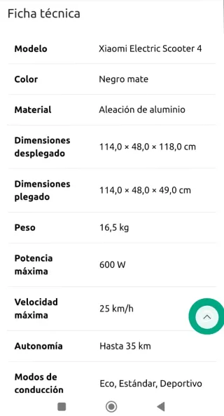 Patinete Eléctrico Xiaomi