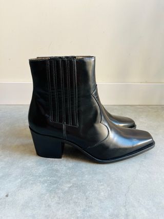 Botines cowboy Toral piel negros talla 37