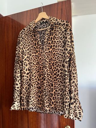 Conjunto estampado leopardo