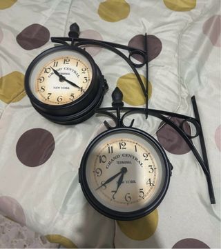 Set 2 Orologi da Parete Grand Central
