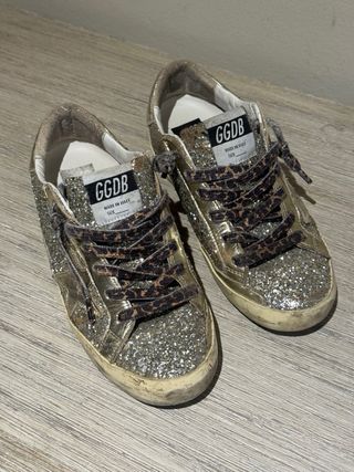 Golden Goose Sneakers Oro Lentejuelas