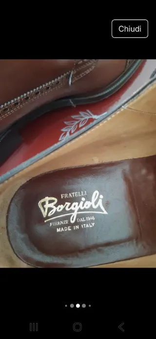Scarpe uomo Borgioli marroni eleganti