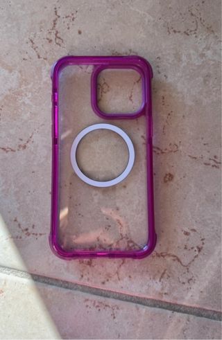Cover iPhone 15 Pro Max Viola Trasparente
