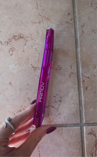 Cover iPhone 15 Pro Max Viola Trasparente