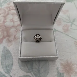 Pandora Charm Bola Flor Plata