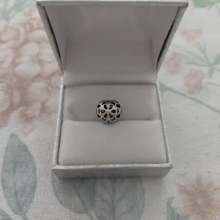 Pandora Charm Bola Flor Plata