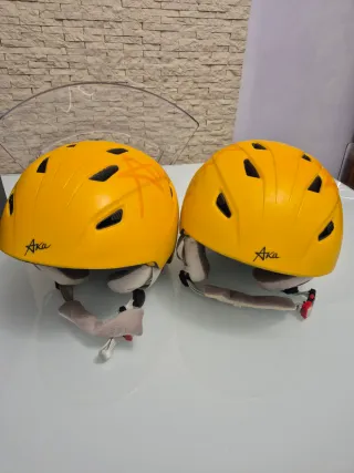 Caschi da sci gialli tg L