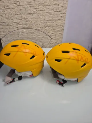Caschi da sci gialli tg L