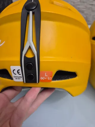 Caschi da sci gialli tg L