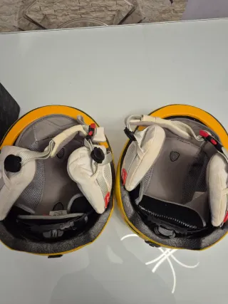 Caschi da sci gialli tg L