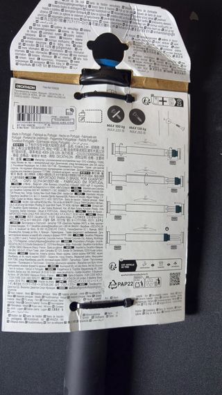 : Barra dominadas Corength 95-120 cm