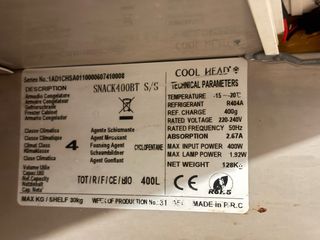 Frigorífico Congelador Hostelería