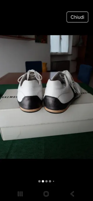 Scarpe uomo Bikkembergs bianche e grigie