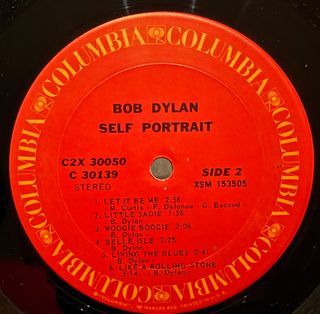 Bob Dylan Self Portrait Vinilo US