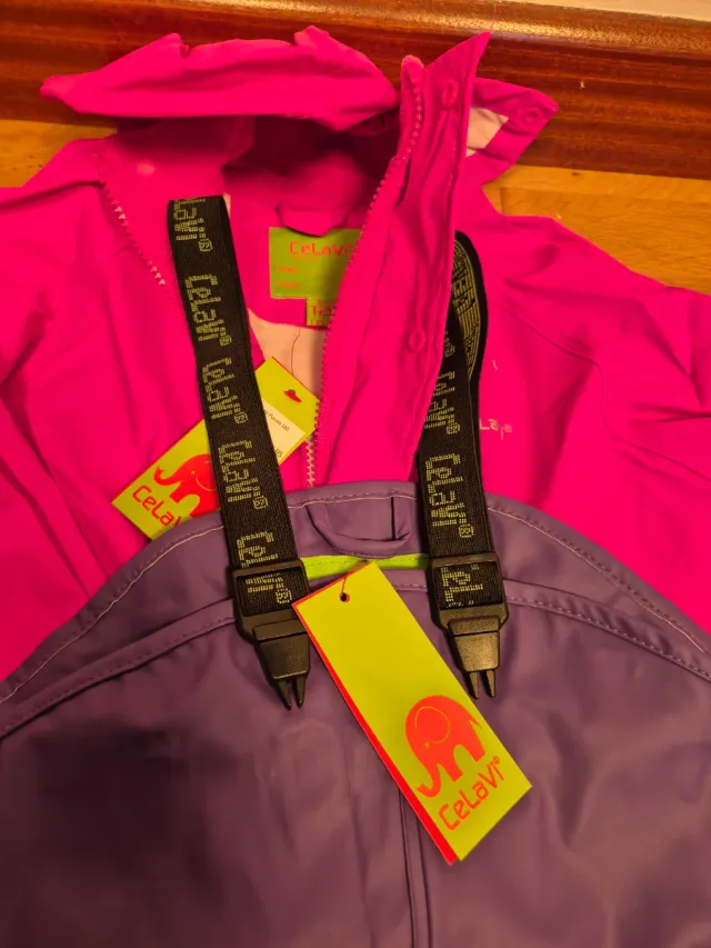 Traje de lluvia para niños y niñas