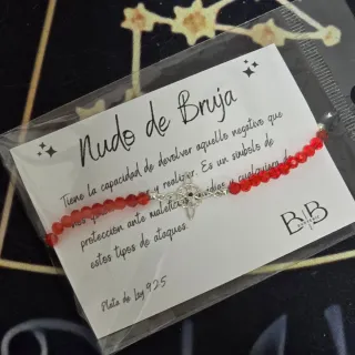 Pulsera Nudo de Bruja Plata 925