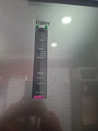 Frigorífico plateado